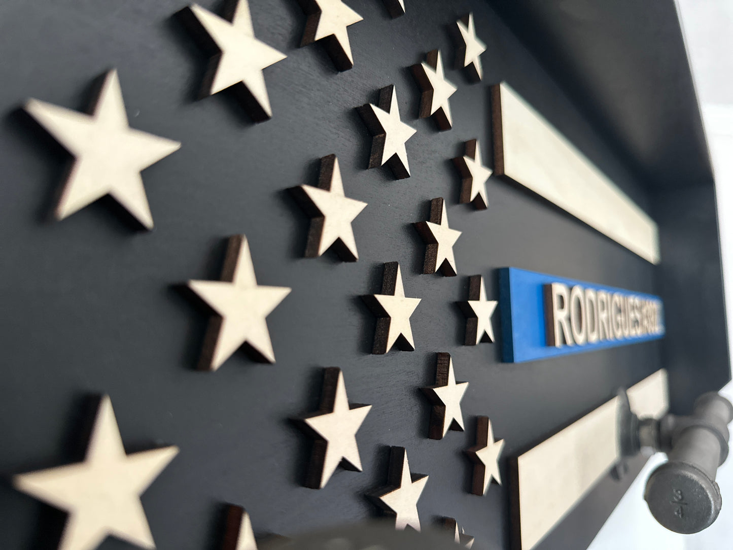 Liberty Line Gear Rack - Law Enforcement (BLUE)