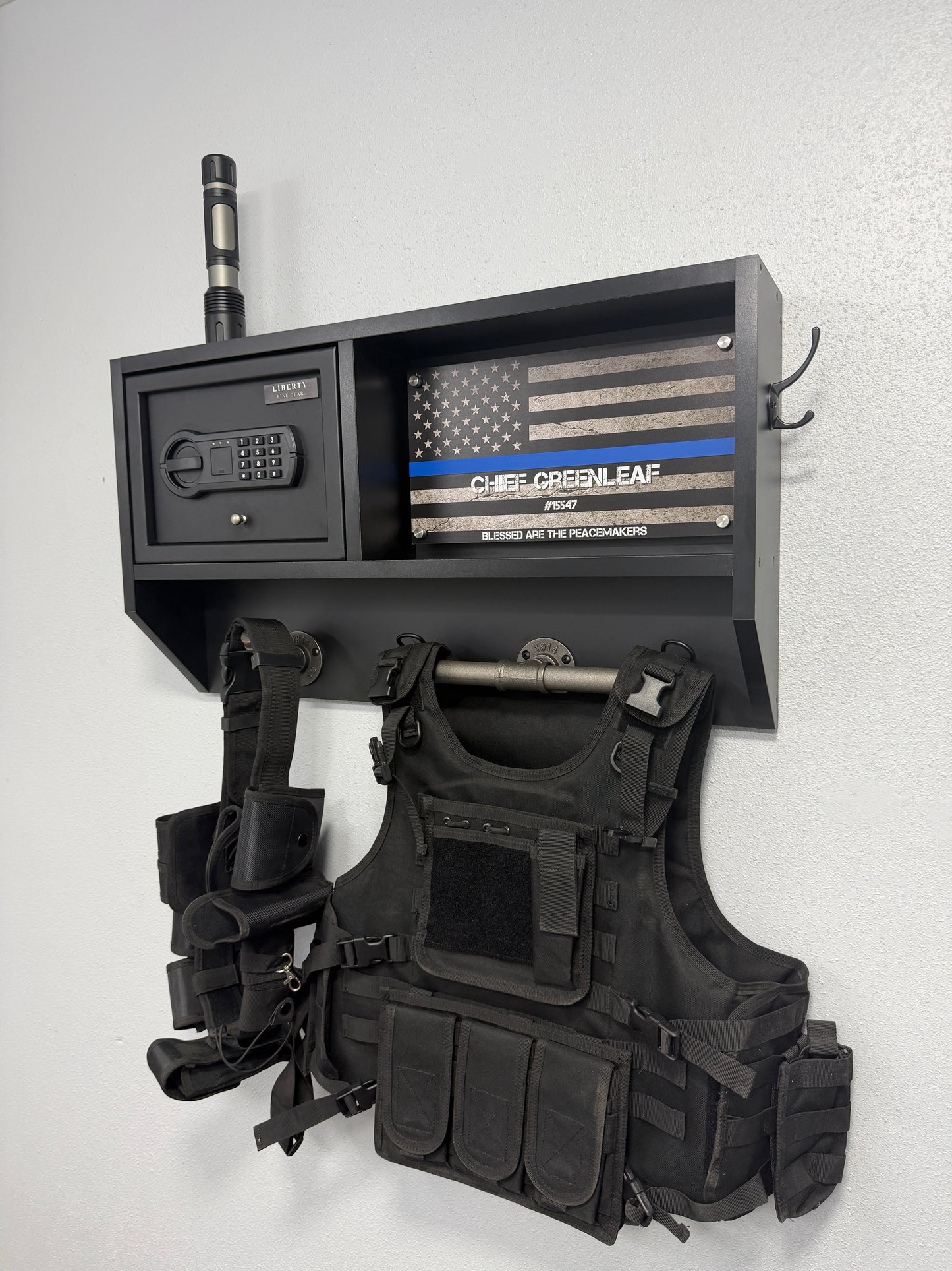 Duty Gear Rack with safe integration PERSONALIZED