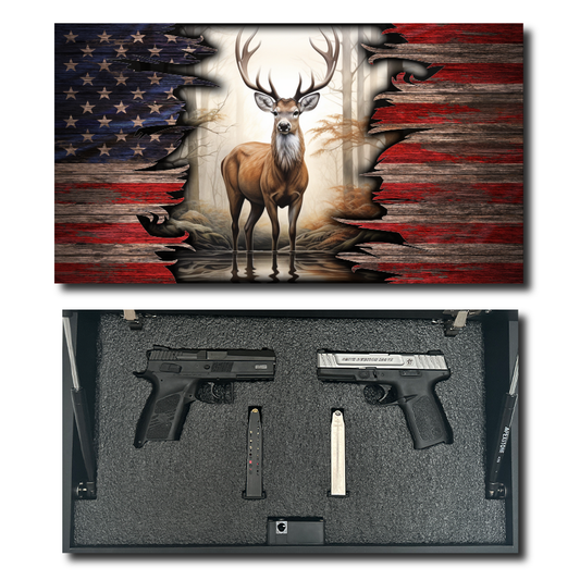 Patriotic deer concealment case