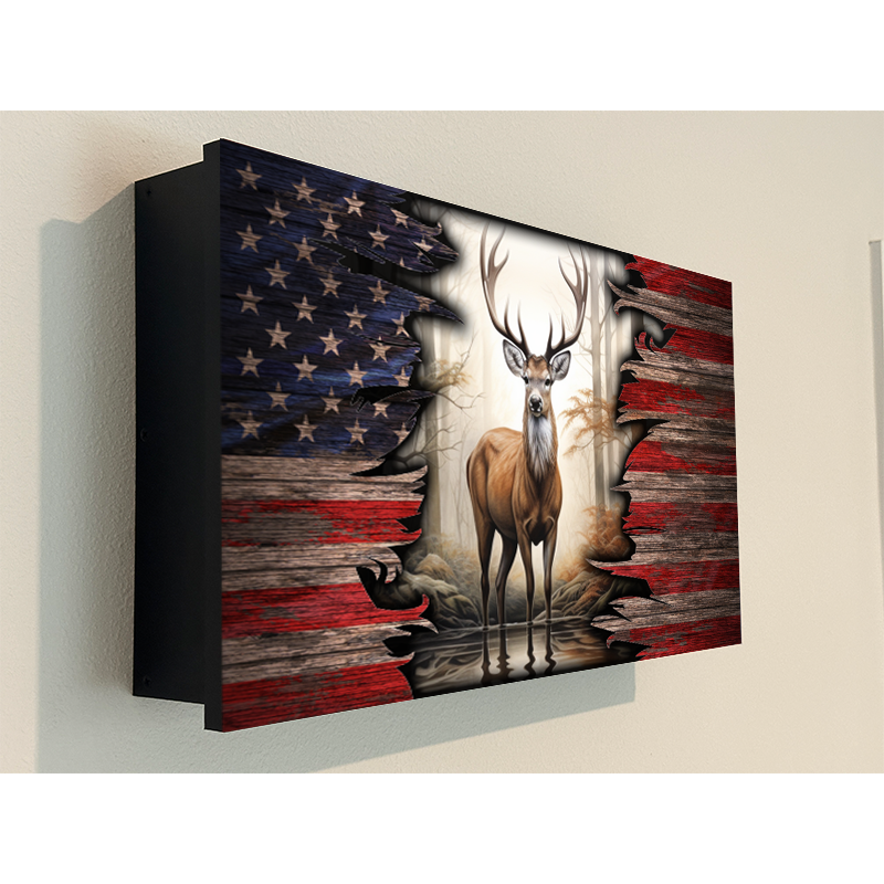 Patriotic deer concealment case