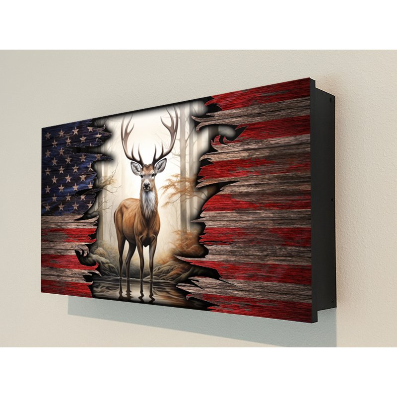 Patriotic deer concealment case