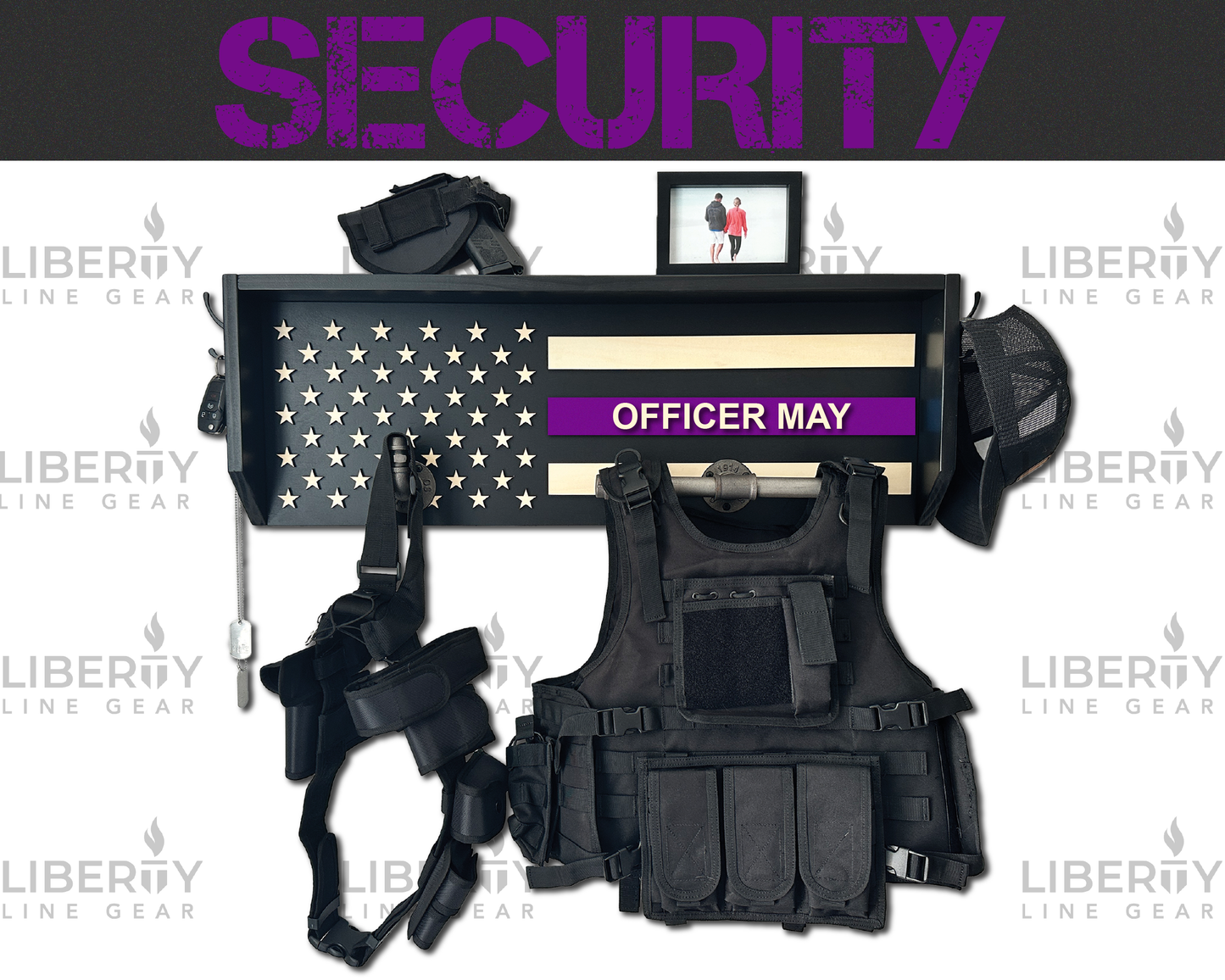 Liberty Line Gear Rack - Security (PURPLE)