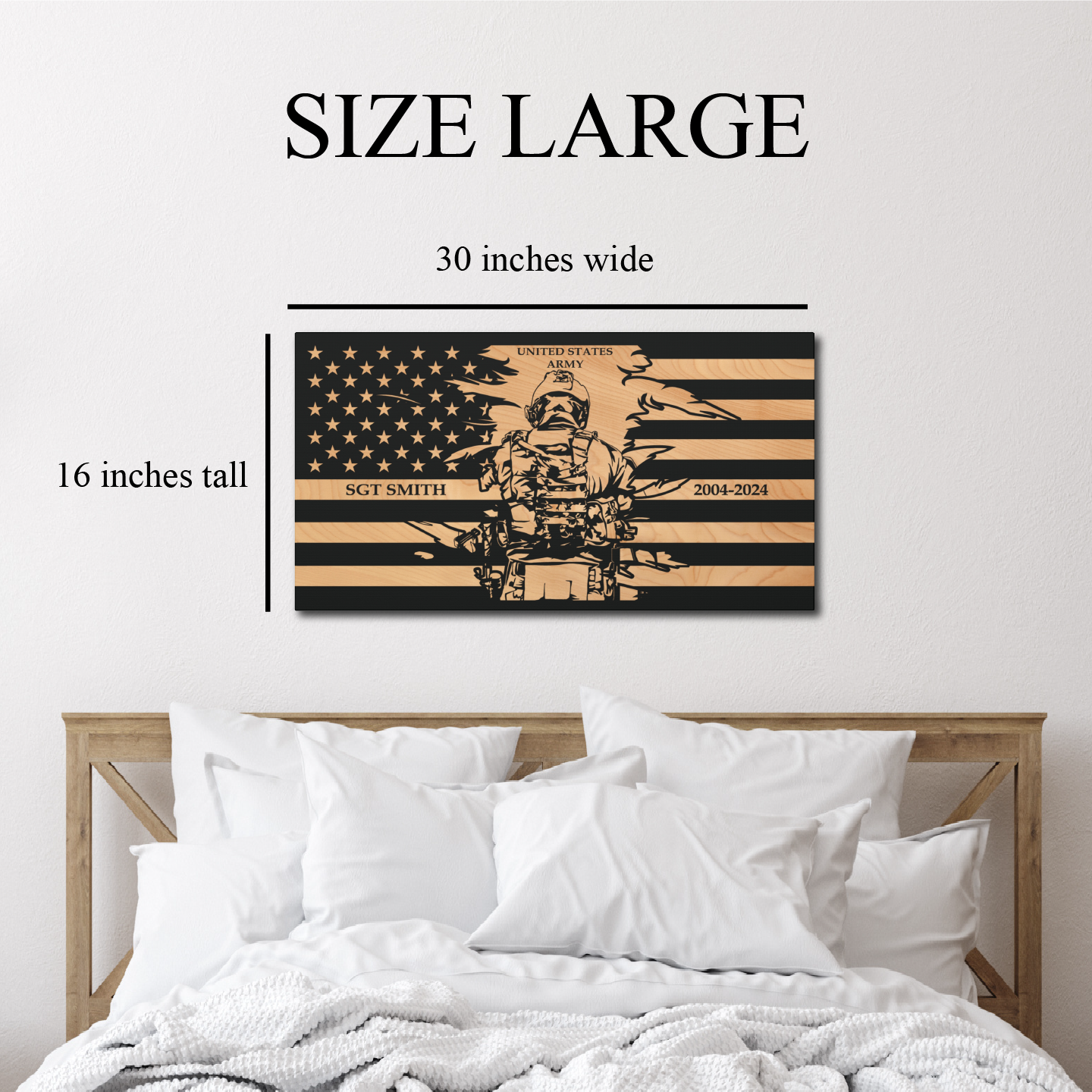 Personalized ARMY flag