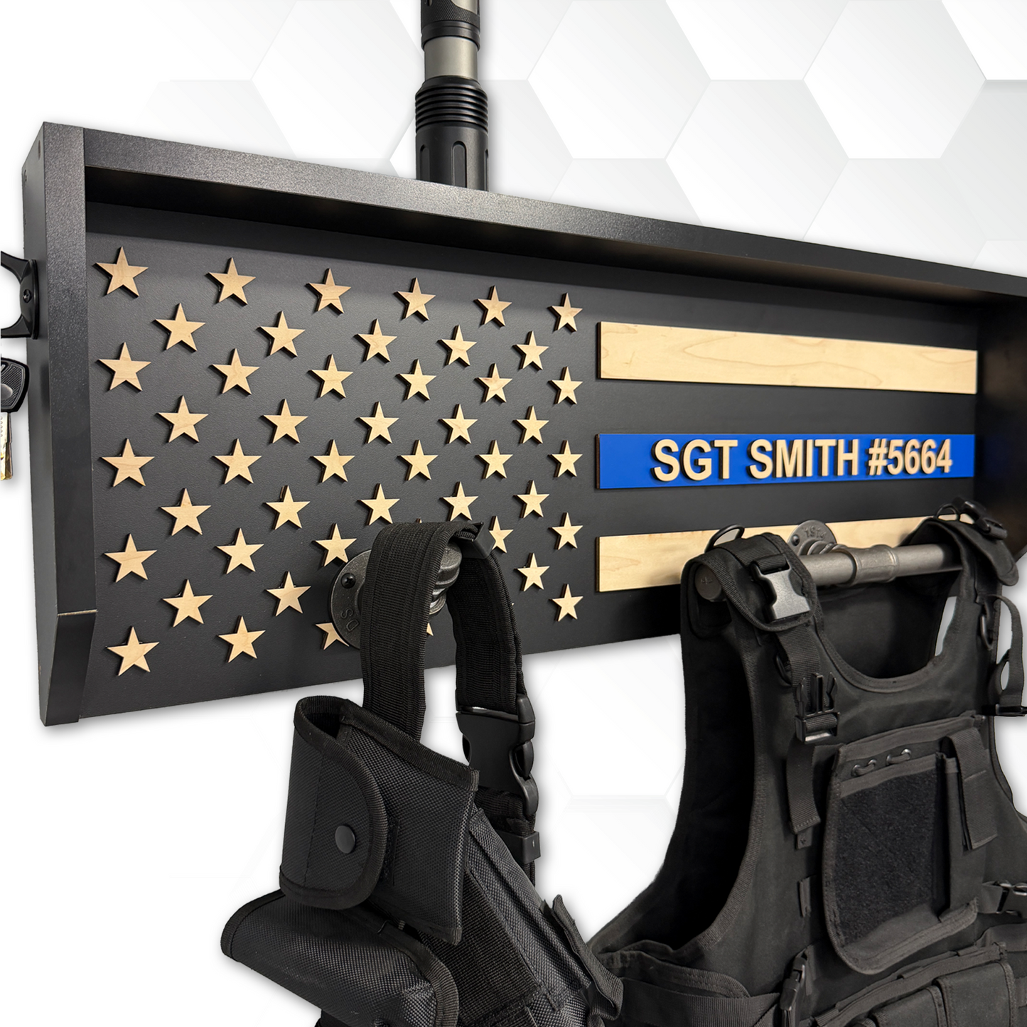 Liberty Line Gear Rack - Law Enforcement